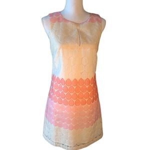 Renee Derhy size S sheath embroidered dress